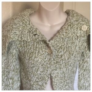 ♣️ Free People cropped knitted cardigan small